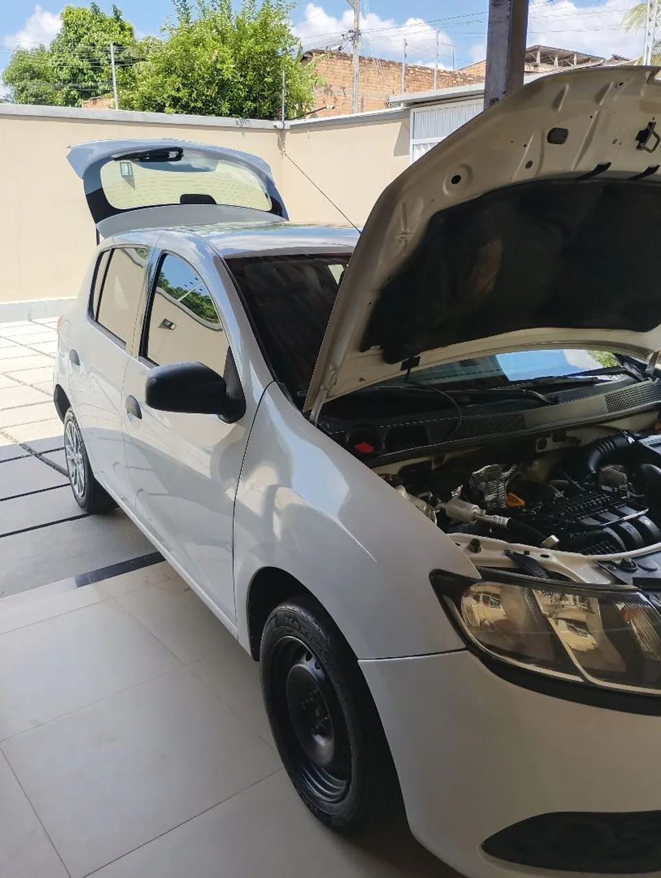 Renault Sandero Authentique Flex 1.0 12V 5P 2018 - Foto 2