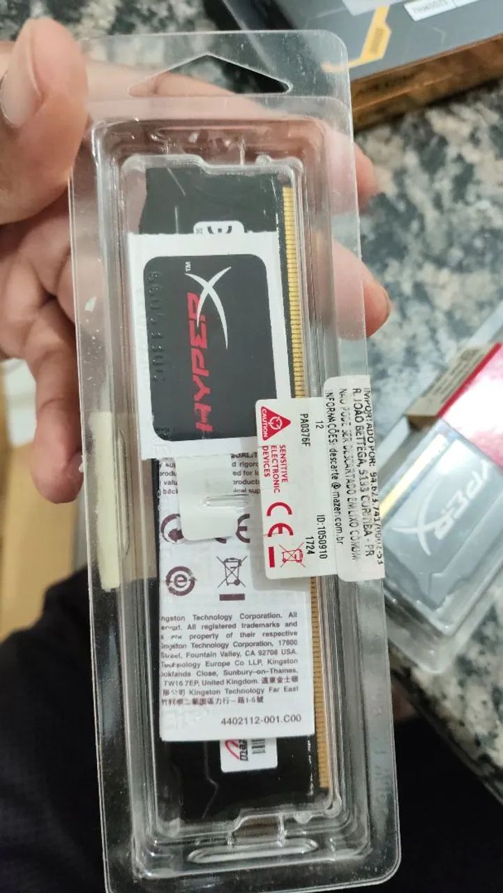 2 pende de memória RAM DDR 3 4GB hyper  - Foto 2