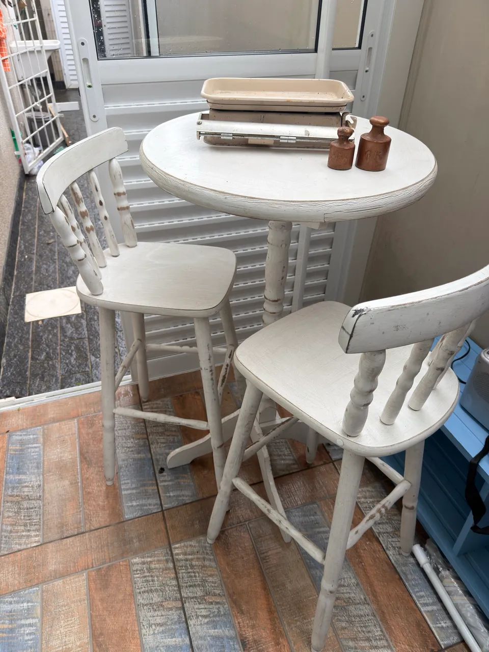 Mesa bistrô com 2 banquetas altas  - Foto 5