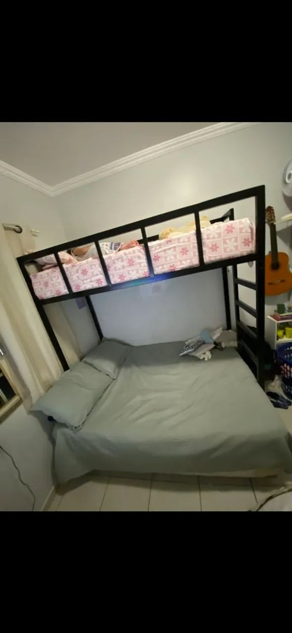 Cama elevada de ferro  - Foto 2