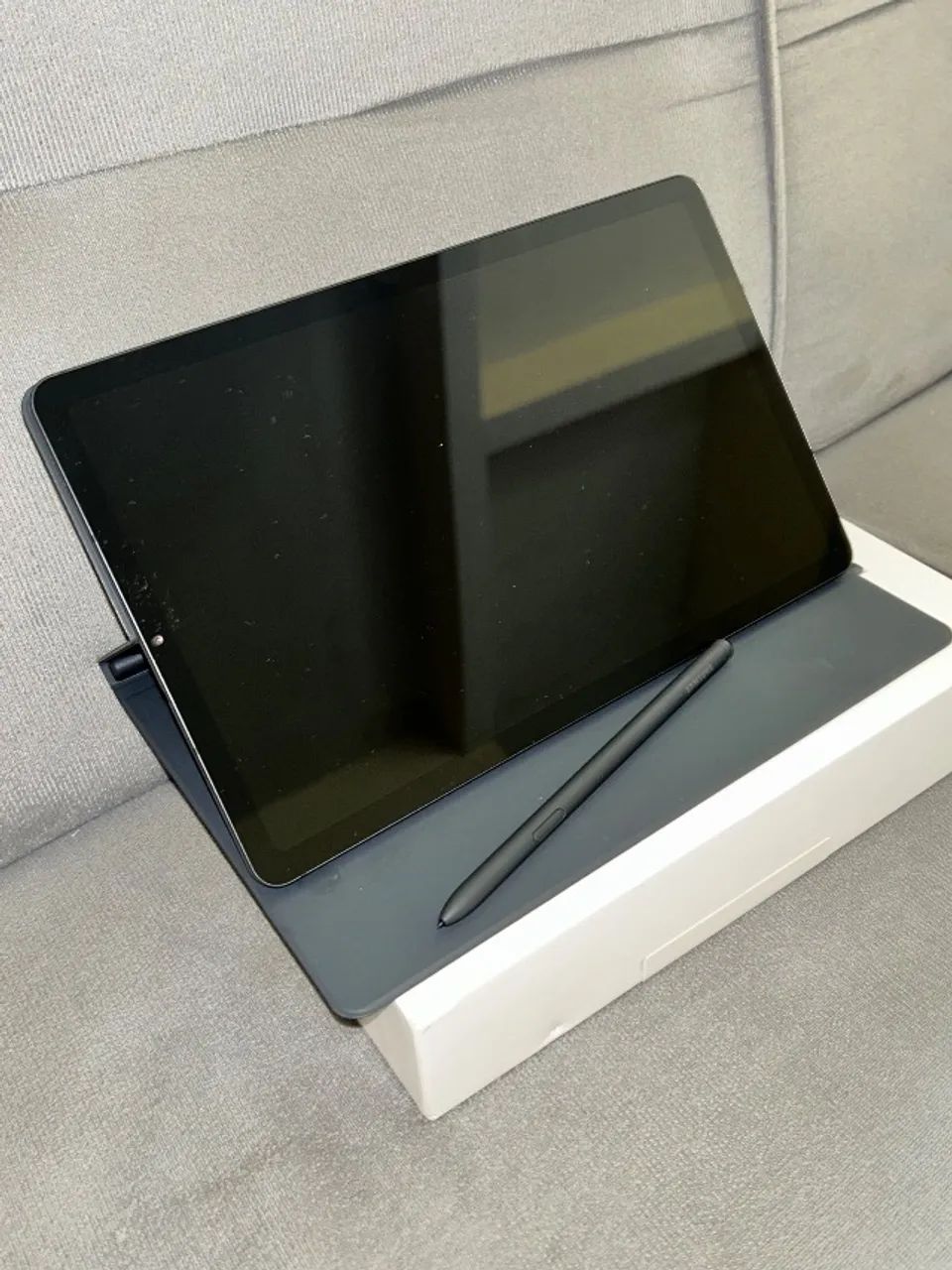 Samsung Galaxy Tab S6 Lite 64GB Cinza + S Pen Original + Capa + Teclado e Mouse - Foto 4