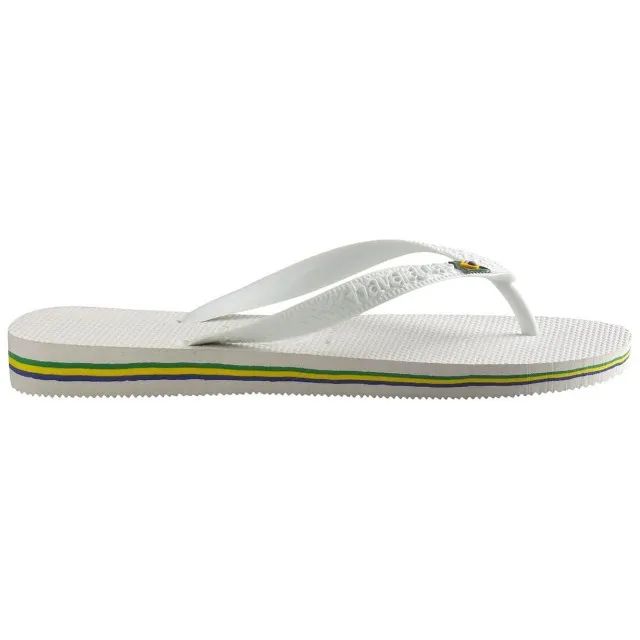 Chinelo Havaianas Brasil Branco 467BR - Foto 3