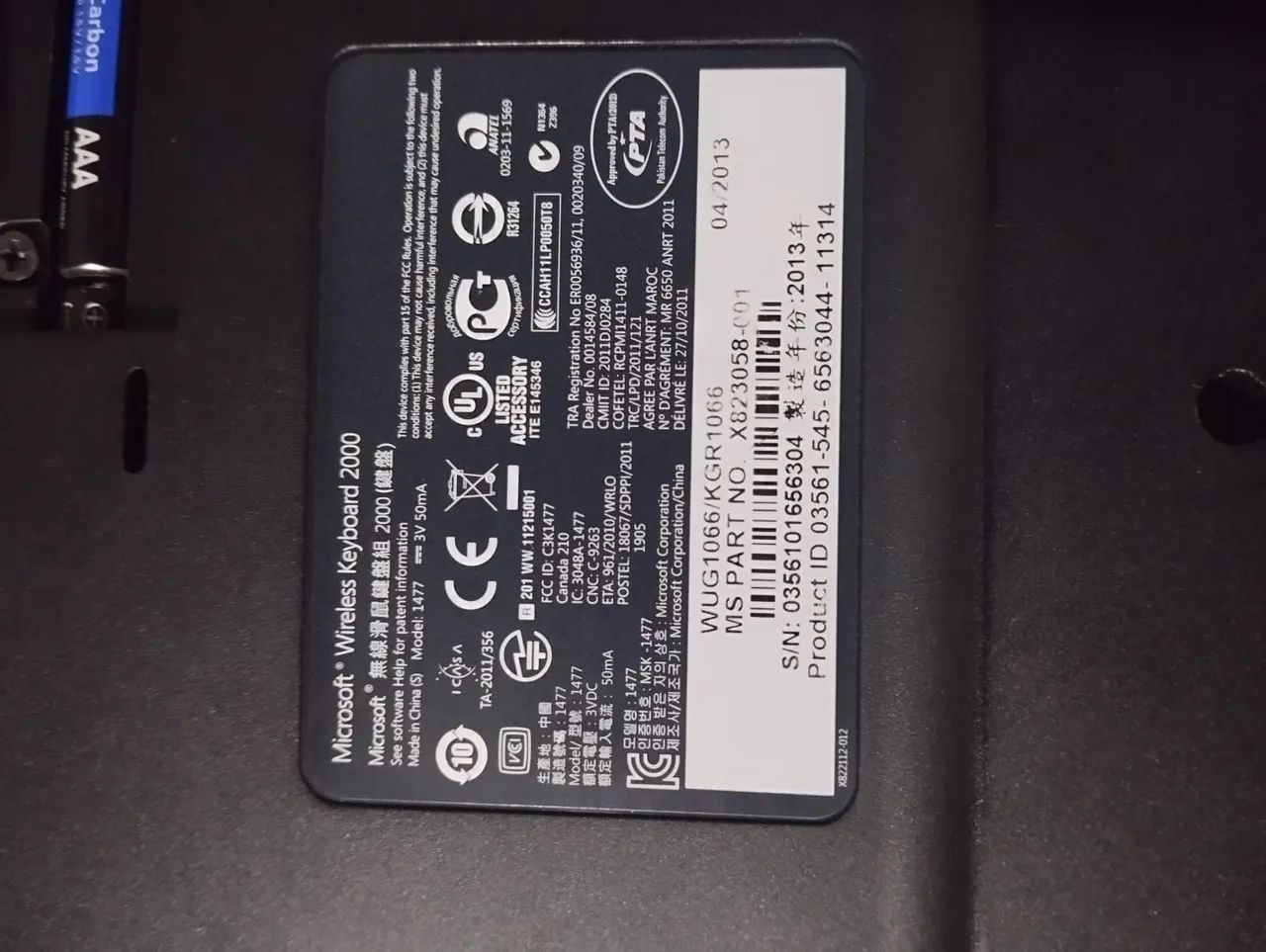 Teclado Microsoft Wireless Keyboard 2000 - Foto 4
