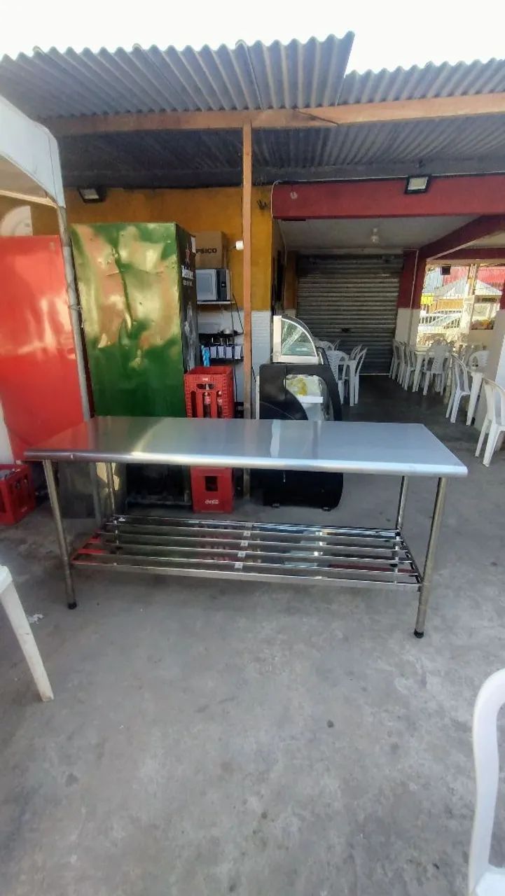 MESA DE MANIPULAÇÃO INOX 1.90 METRO IMECA  - Foto 3