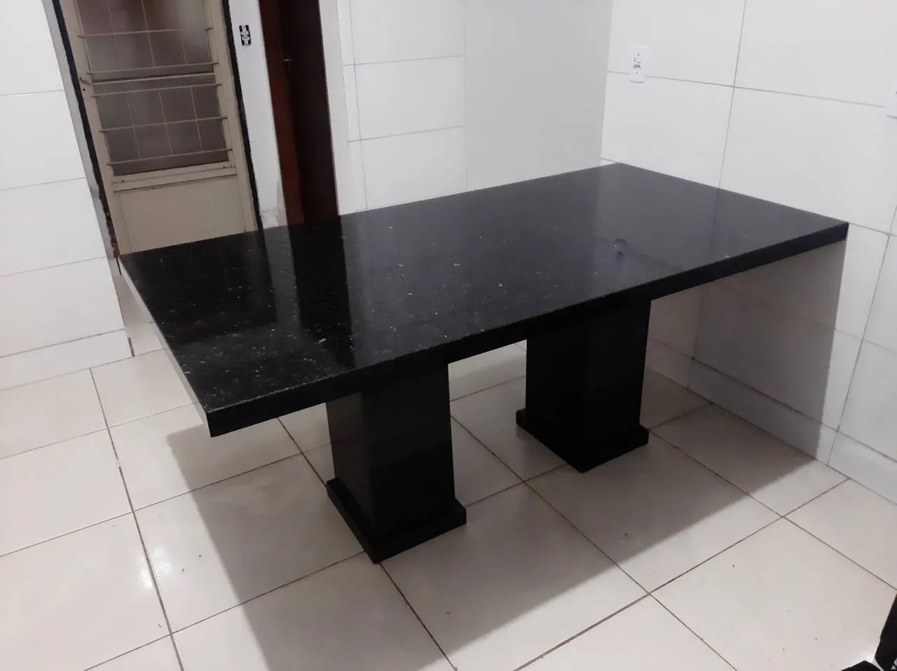 Mesa de Jantar em Granito Verde Ubatuba PRONTA ENTREGA - Foto 3