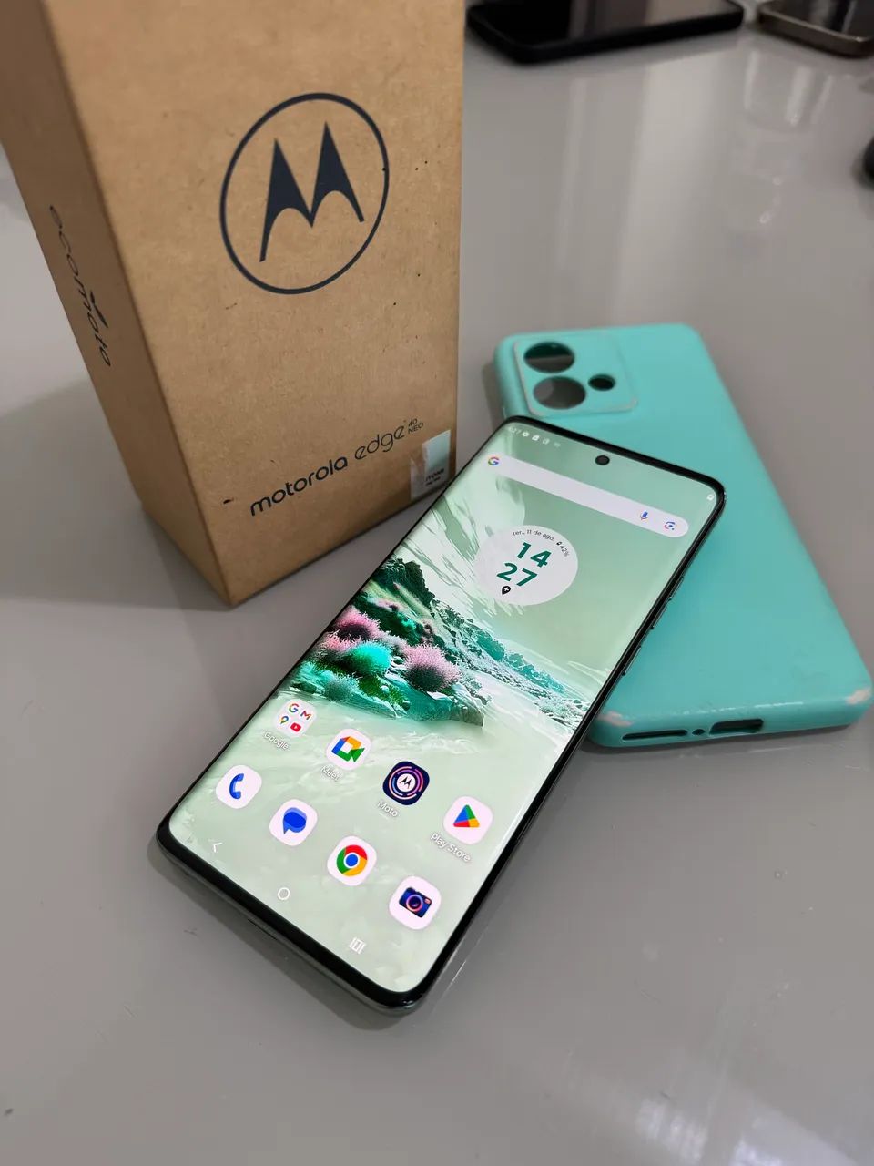 Moto edge 40 neo 5G  novissimo  - Foto 2
