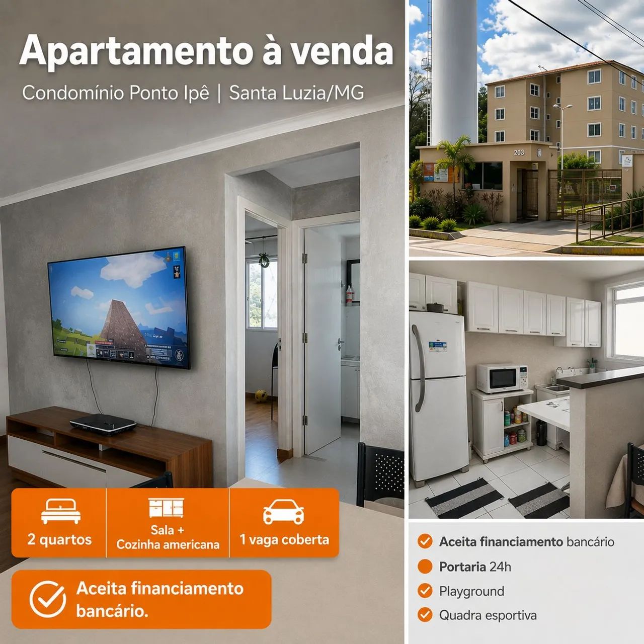 Apartamento à venda - Santa Luzia/MG