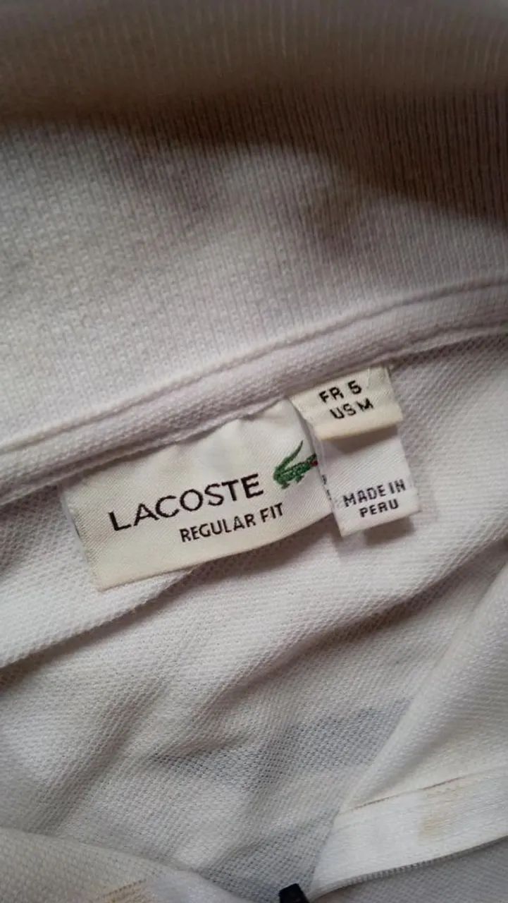 Camisa LACOSTE semi nova  - Foto 5