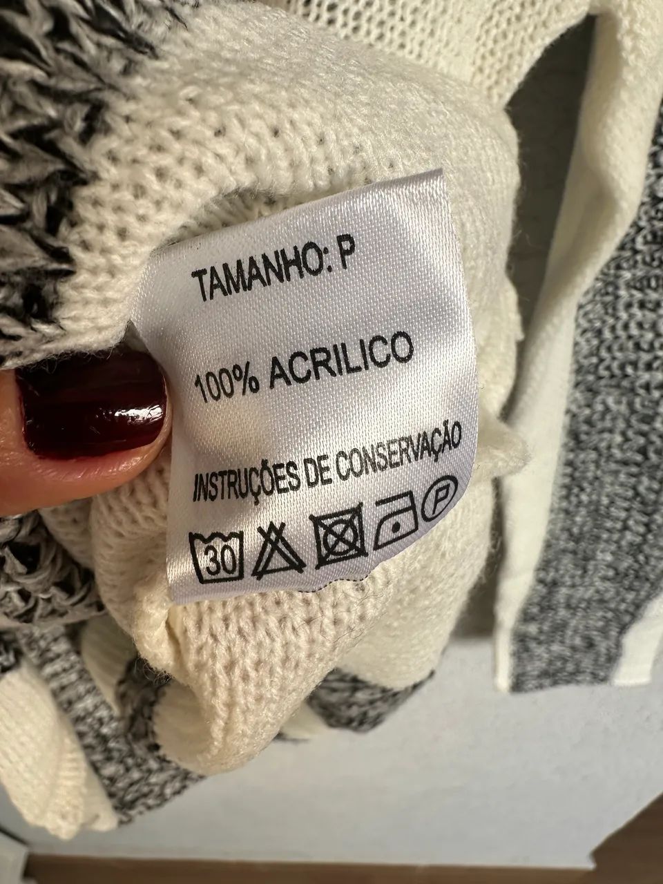 Blusa tricô feminina listrada  - Foto 5