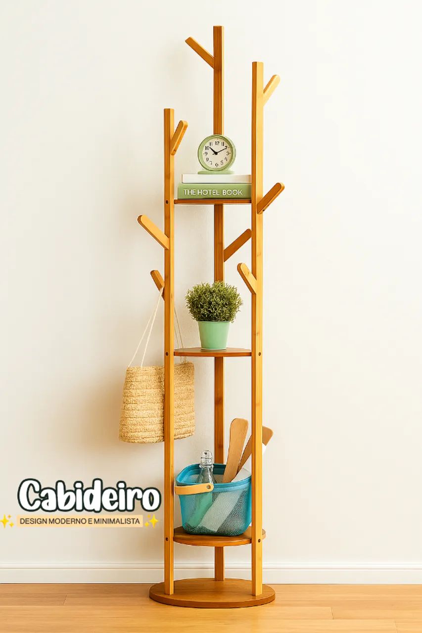 Cabideiro de Madeira