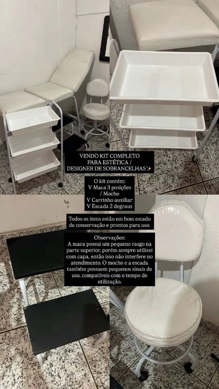 Kit maca de estética 