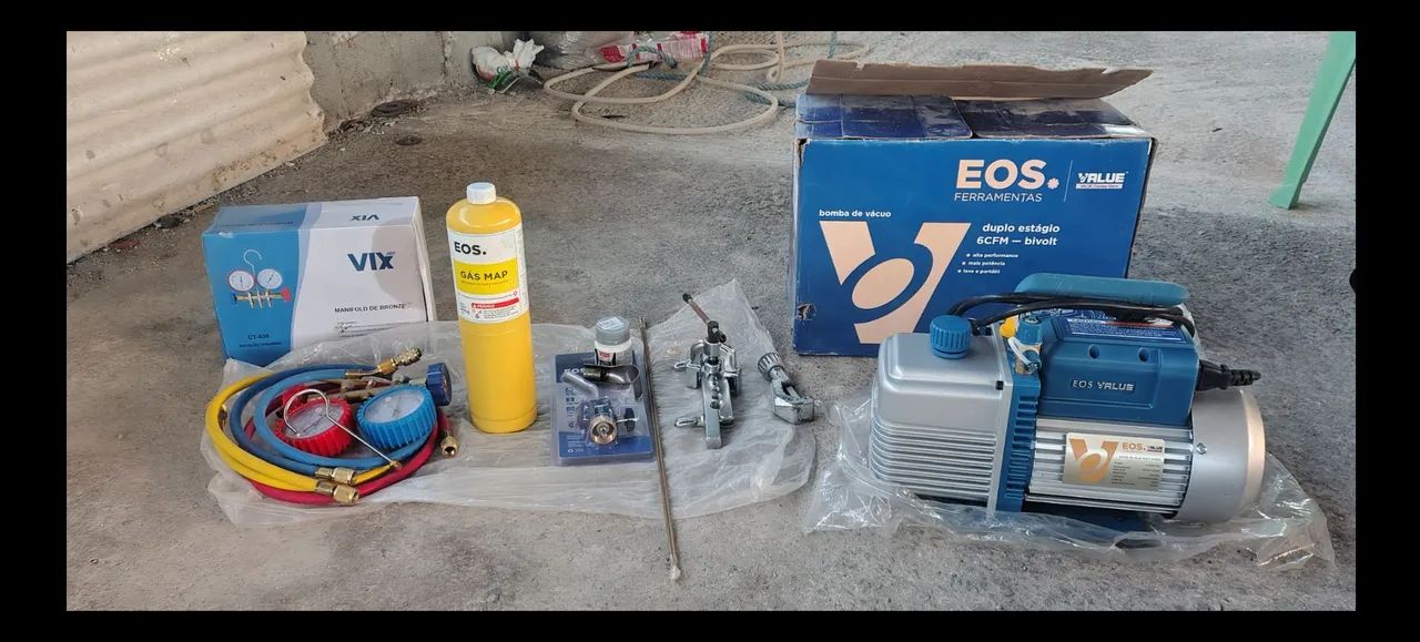 Kit para trabalhar com Refrigeração.