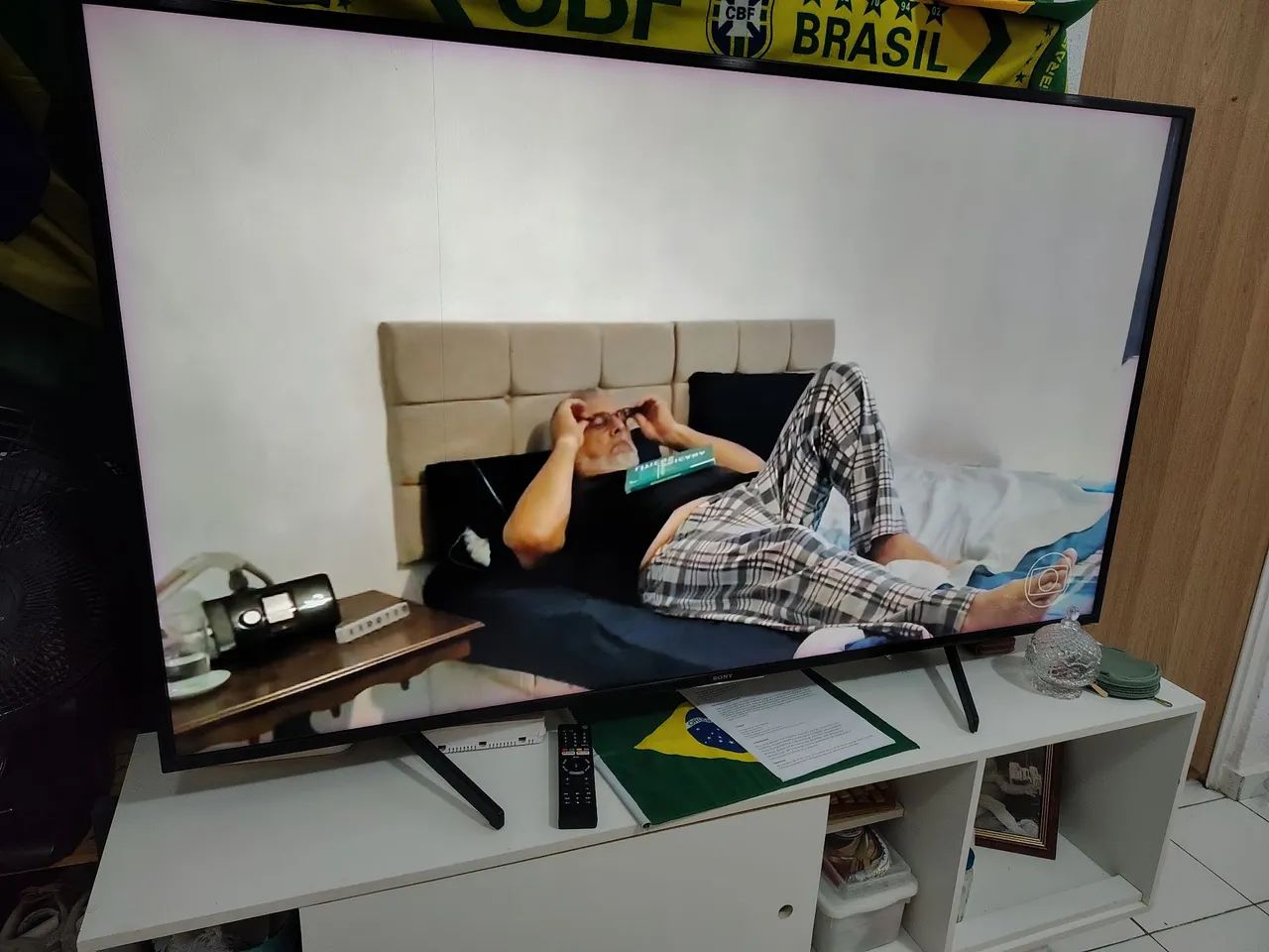 TV Sony 65? 4K Funcionando com linha imperceptível na vertical. - Foto 4