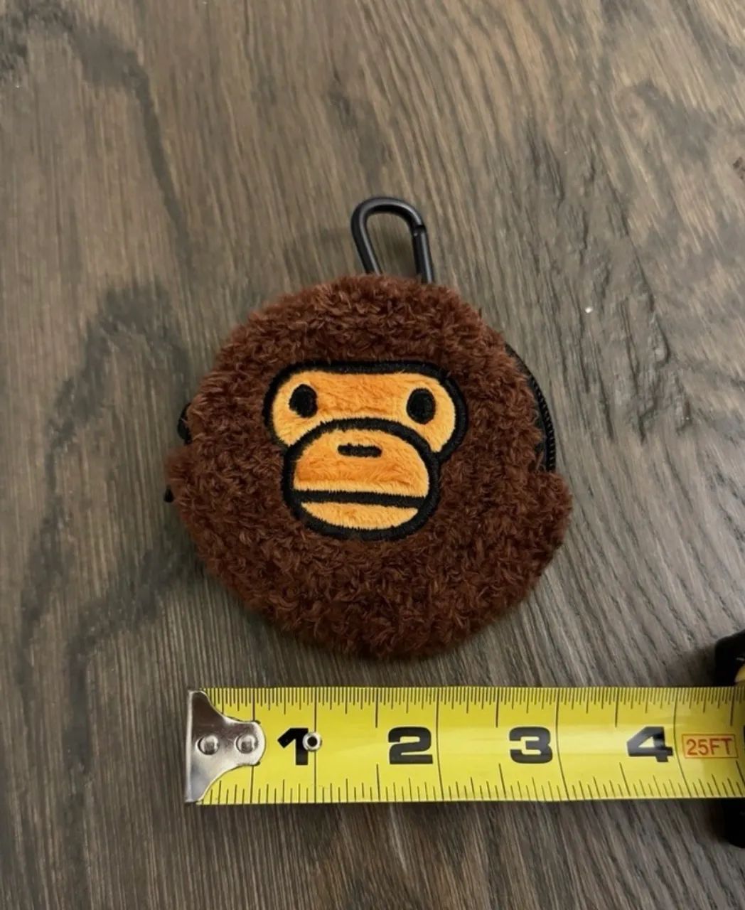 Chaveiro A Bathing Ape Baby Milo mini bolsa bape acessório bolsinha marrom macaco monkey  - Foto 3