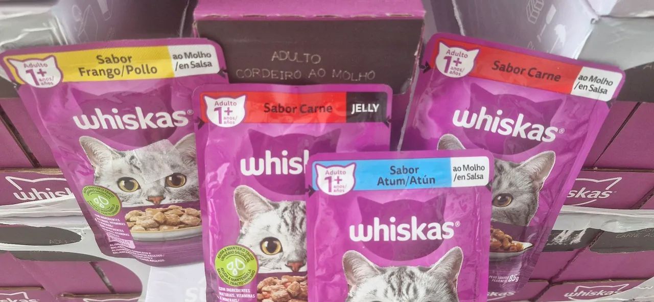 Cx saches wiskas gato