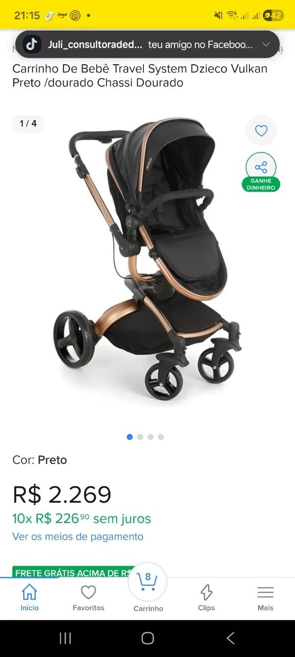 Carrinho de bebê 
