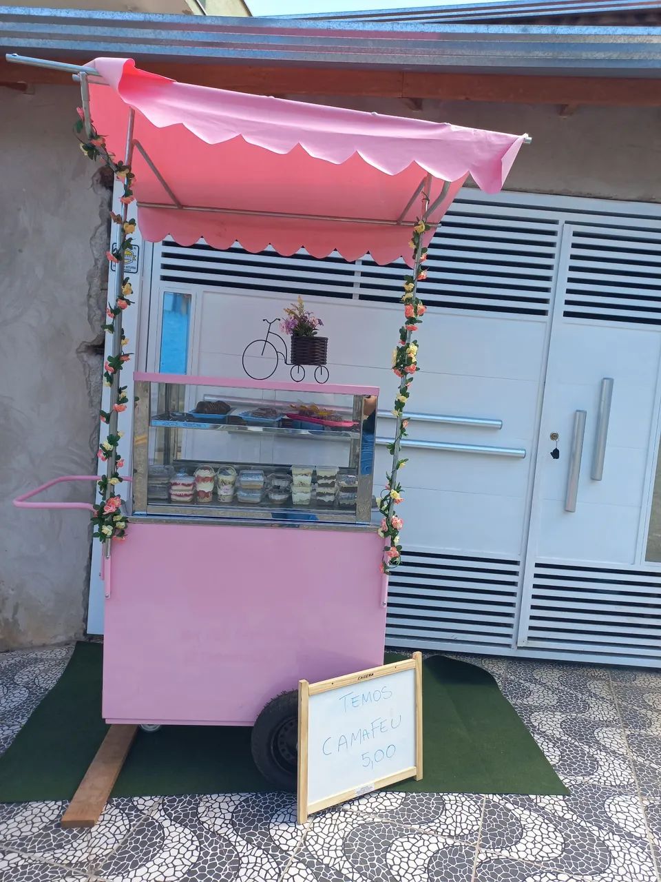 Carrinho gourmet Rosa - Foto 3