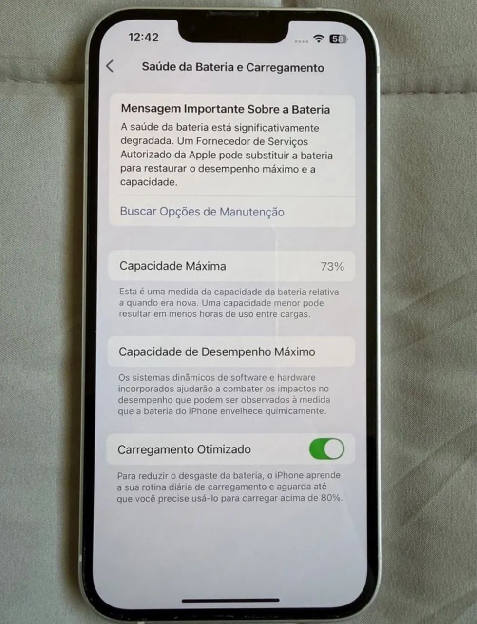 iPhone 13 branco, 128 dB, bateria 75%, nunca aberto  - Foto 3