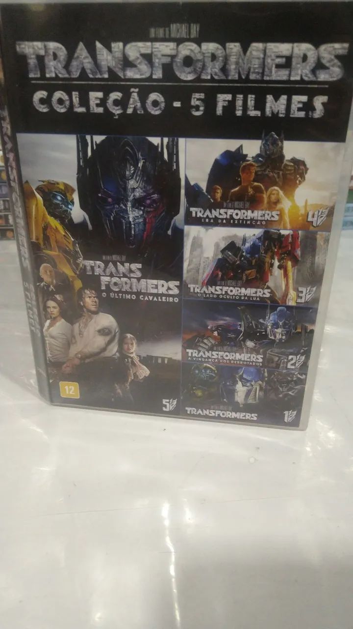 Dvds Transformers coleção 5 Filmes 