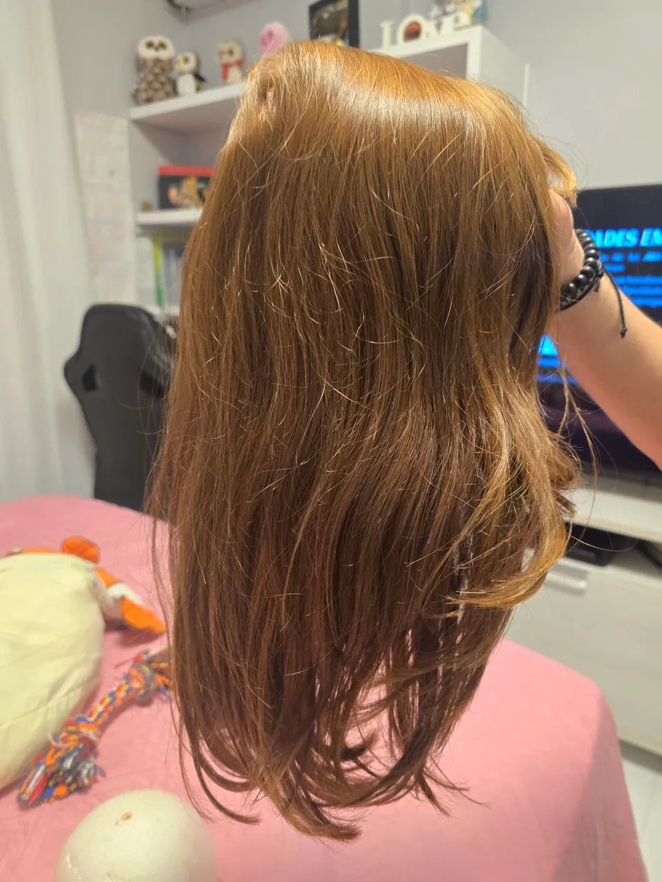 Peruca de cabelo verdadeiro não é lace - Foto 5