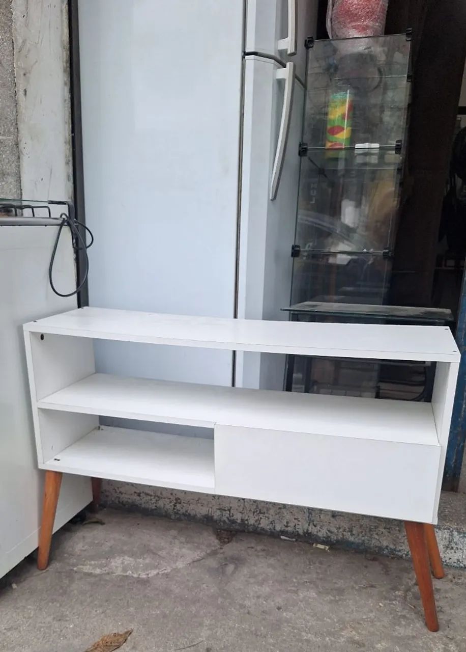 Rack de mdf branco em bom estado.  - Foto 5