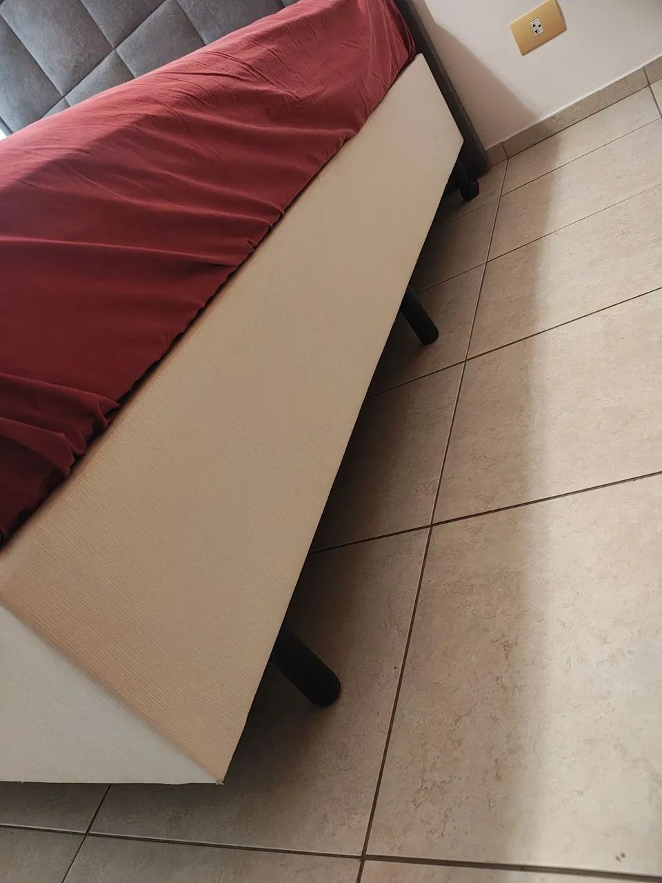 Cama casal, com cabeçeira e colchão  - Foto 4
