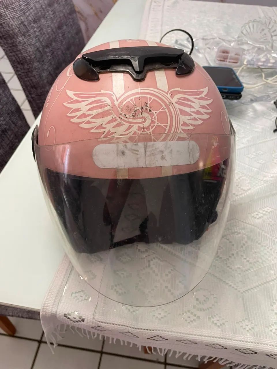 Capacete usado 