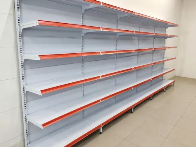 OPORTUNIDADE Gôndolas, Prateleiras Para Comercio Com suporte para etiqueta de Preço