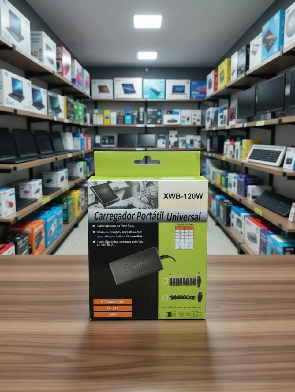 Carregador portátil universal notebook