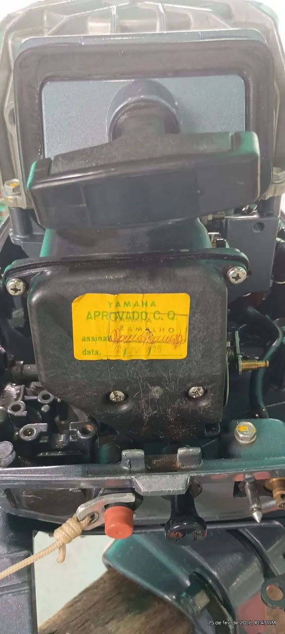Motor de popa Yamaha 15hp ( relíquia ) - Foto 4