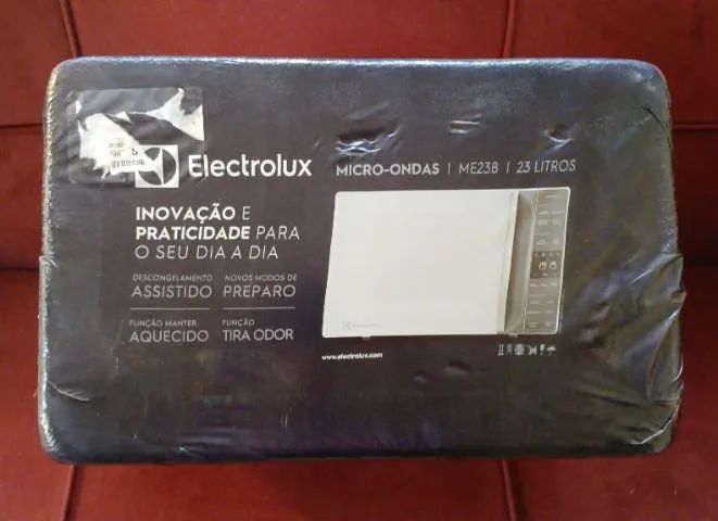 3x sem juros - Micro-ondas Electrolux Branco 23L Efficient 220v - Foto 2