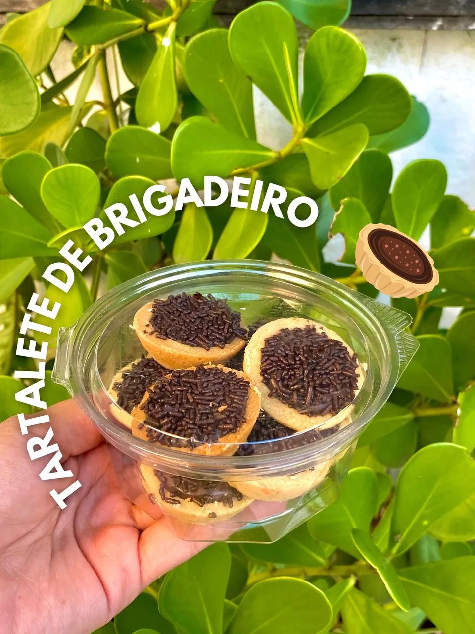 Tartalete leite condensado e brigadeiro 
