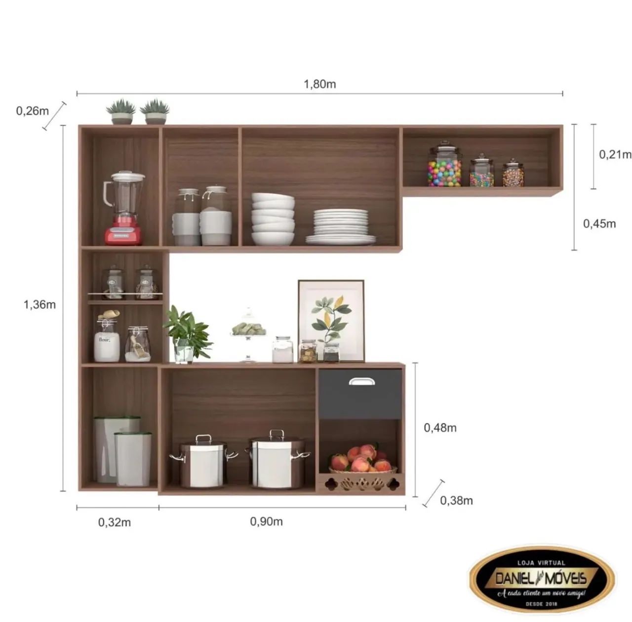 Armário de cozinha Mila oferta - Foto 4