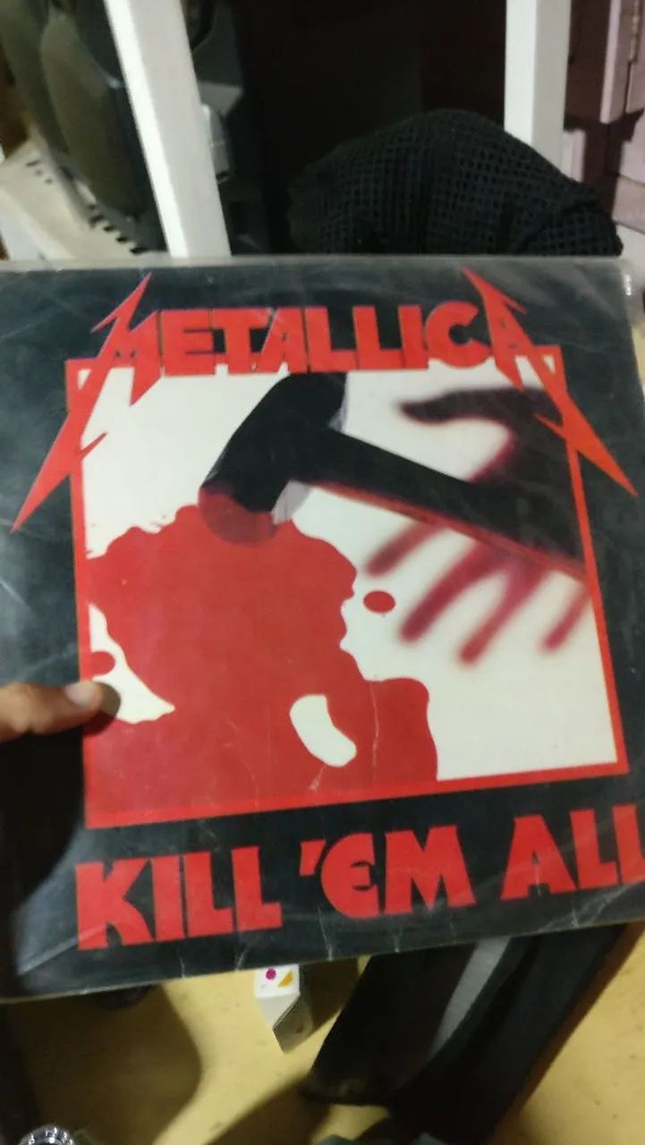 Disco de vinil Metallica kill e'm ALL primeiro álbum do Metallica. - Foto 3