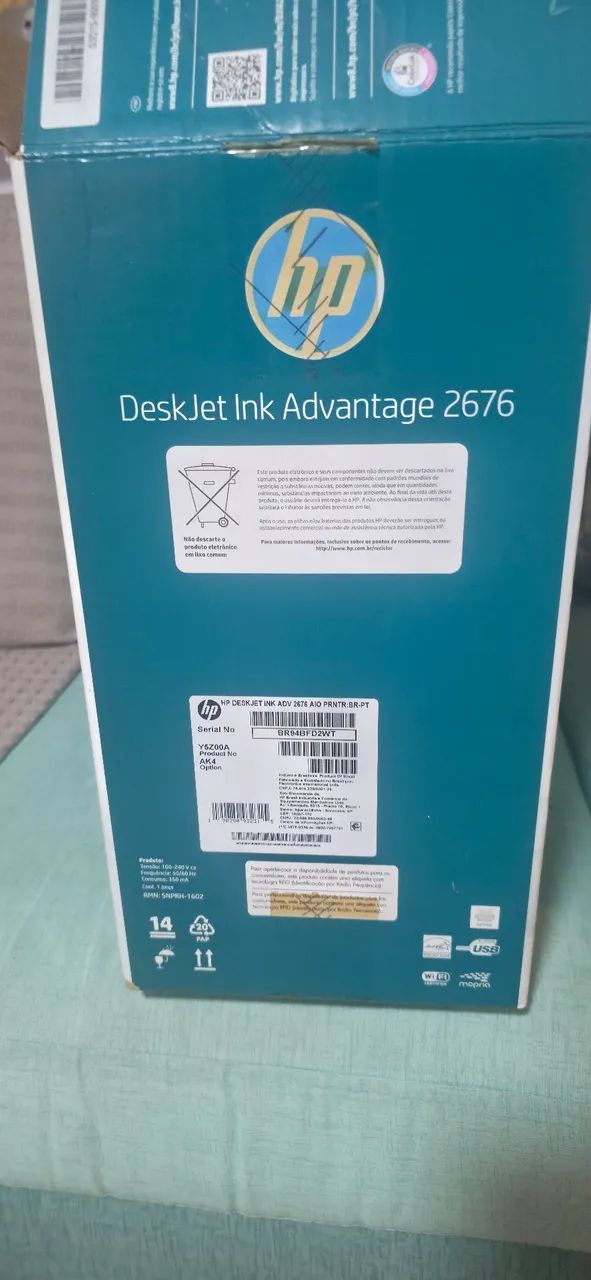 IMPRESSORA HP DESKJET 2676 WIFI - Foto 3