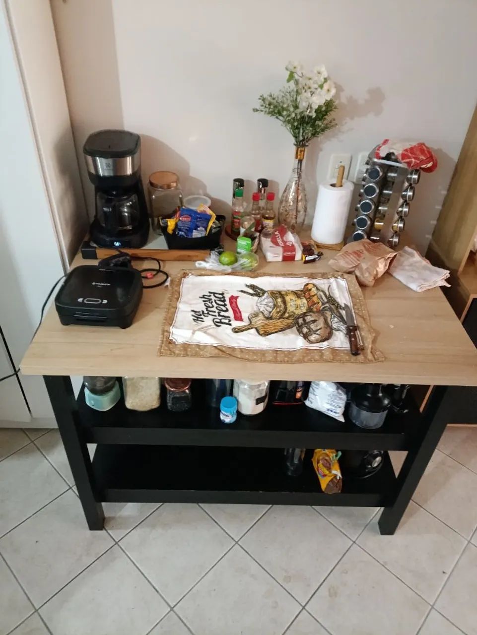 Bancada de madeira top