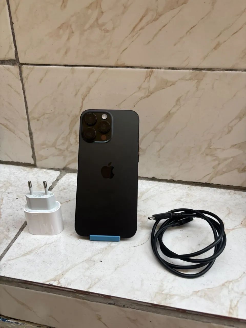 iPhone 16 Pro Max Titânio Preto Impecável  - Foto 5