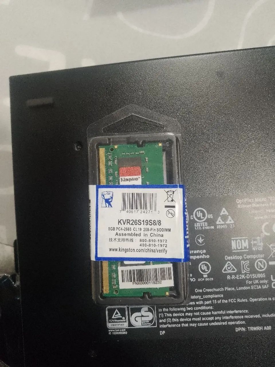 MEMÓRIA DDR4 - 8 GB - NOTEBOOK - NOVA
