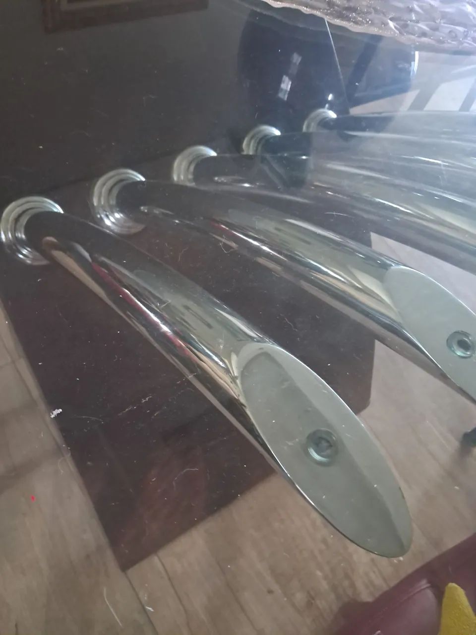 Mesa 8 Lugares, Base e Tampo Vidro - Foto 2