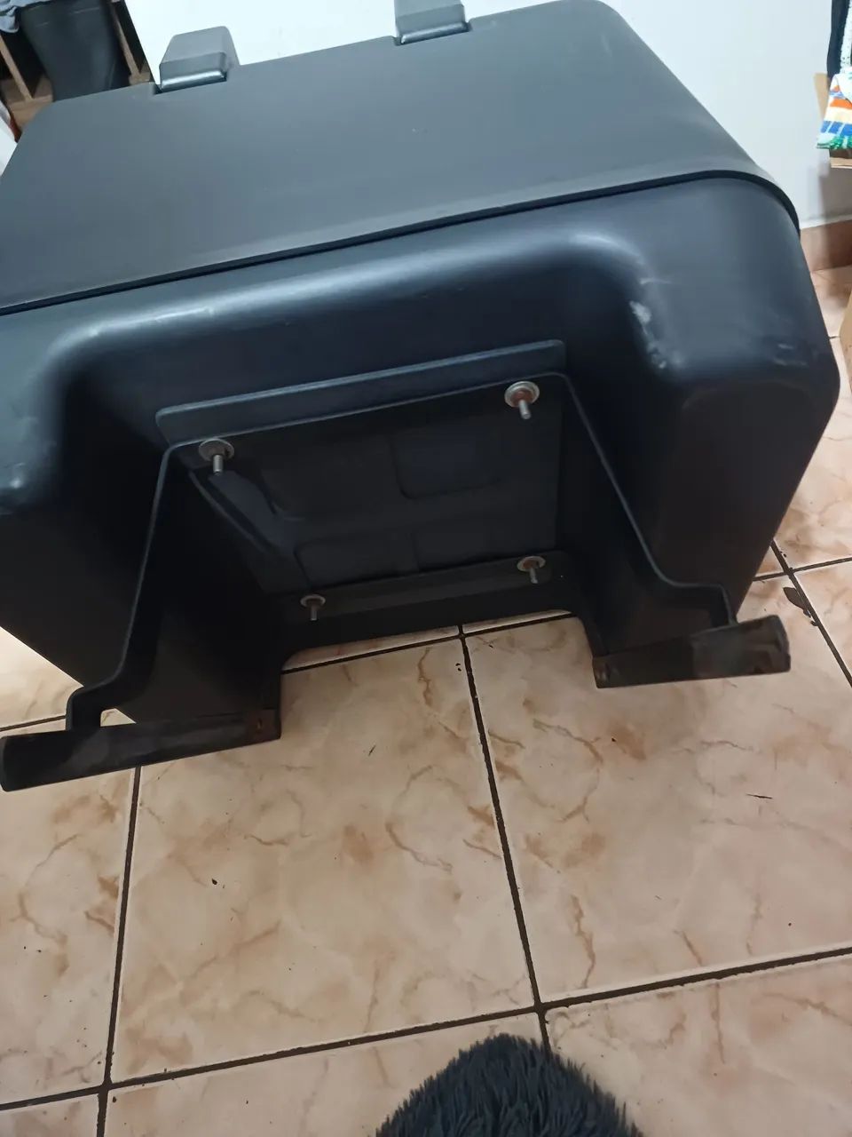 Baú pra moto com suporte  - Foto 4