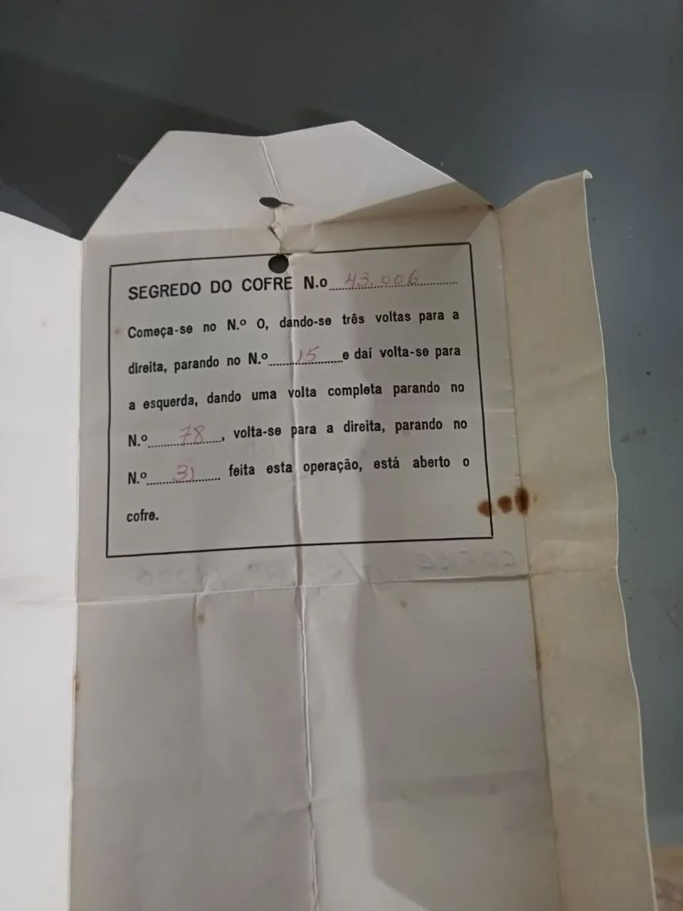 Cofre com segredo  - Foto 5