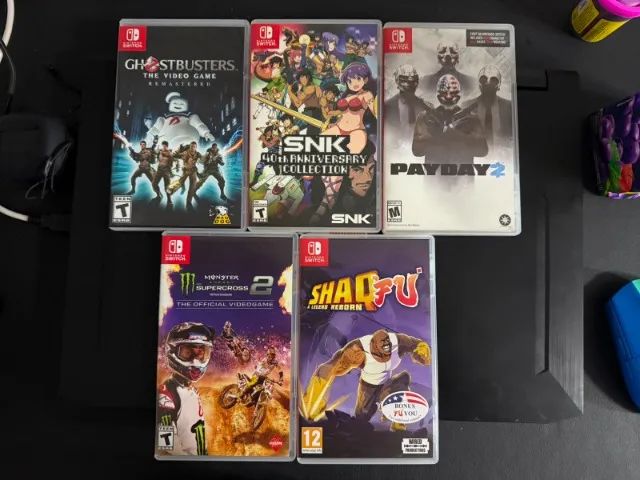 Jogos Nintendo Switch - 5 Jogos - Jogos de Vídeo Game - Vila