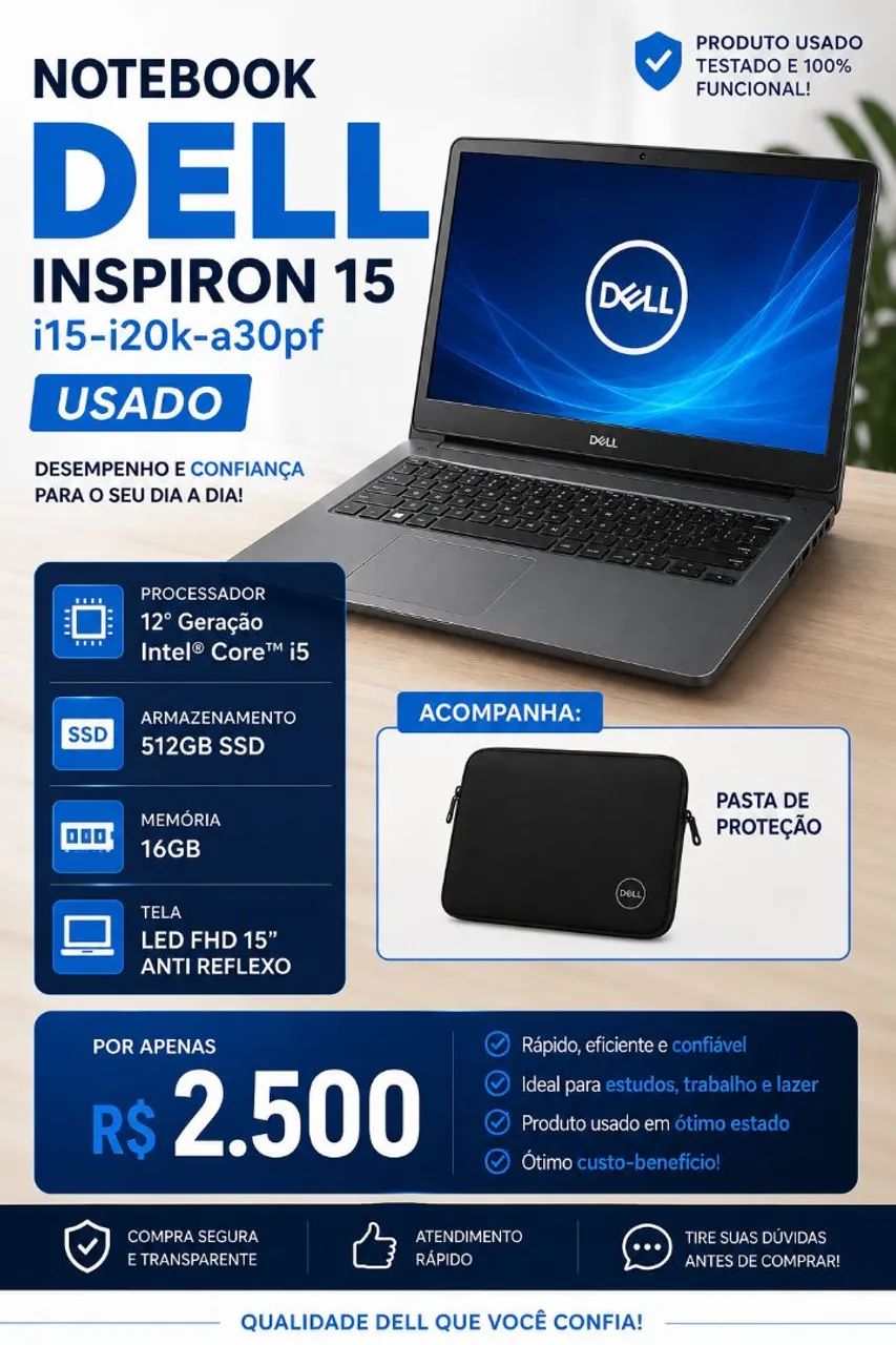 NOTEBOOK DELL INSPIRON 15