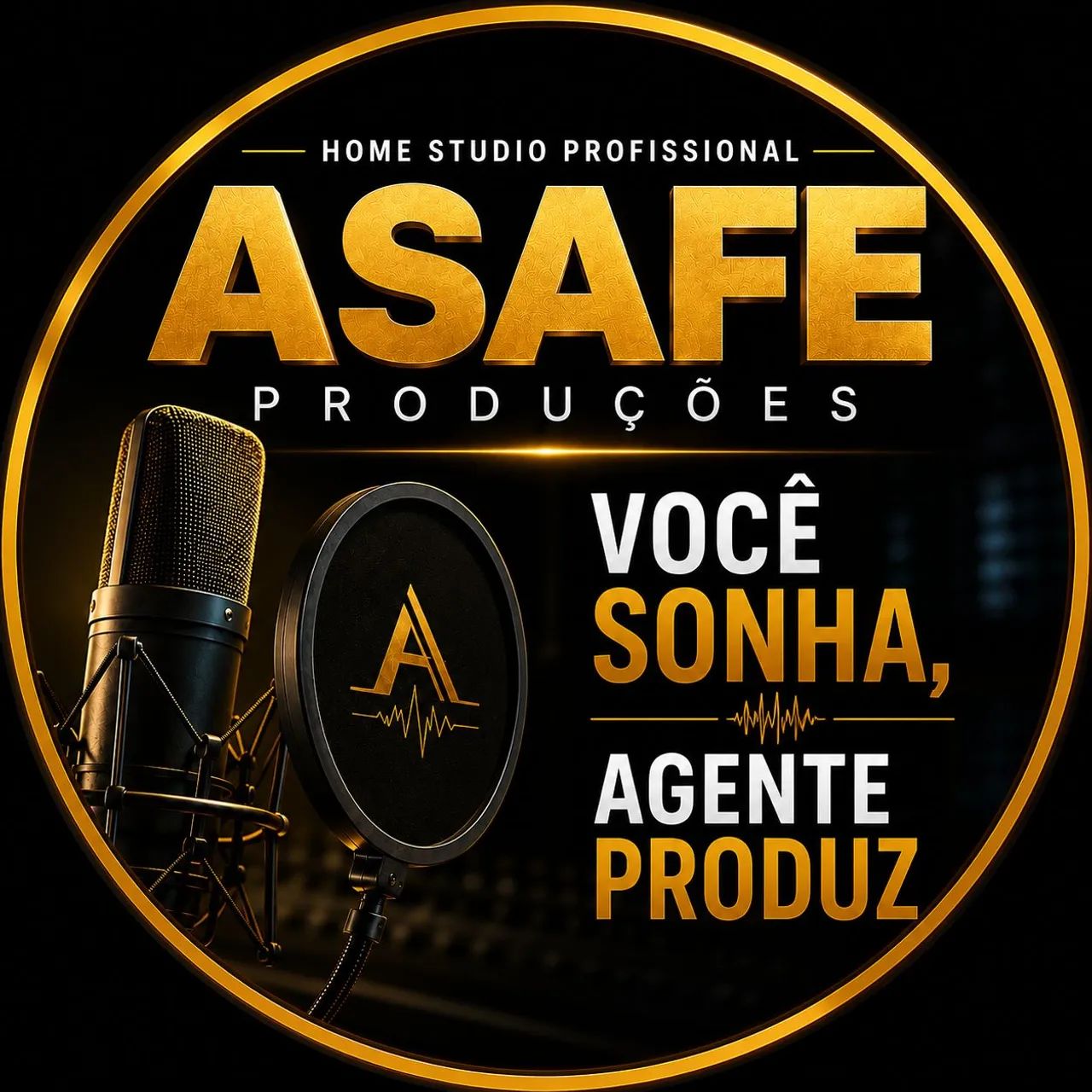 Gravação de propaganda chamadas comerciais 
