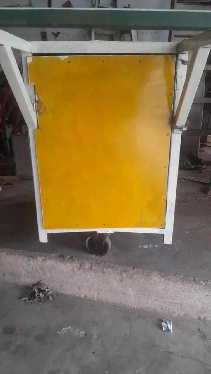 Carrinho metálico para ambulante com estoque - Foto 5