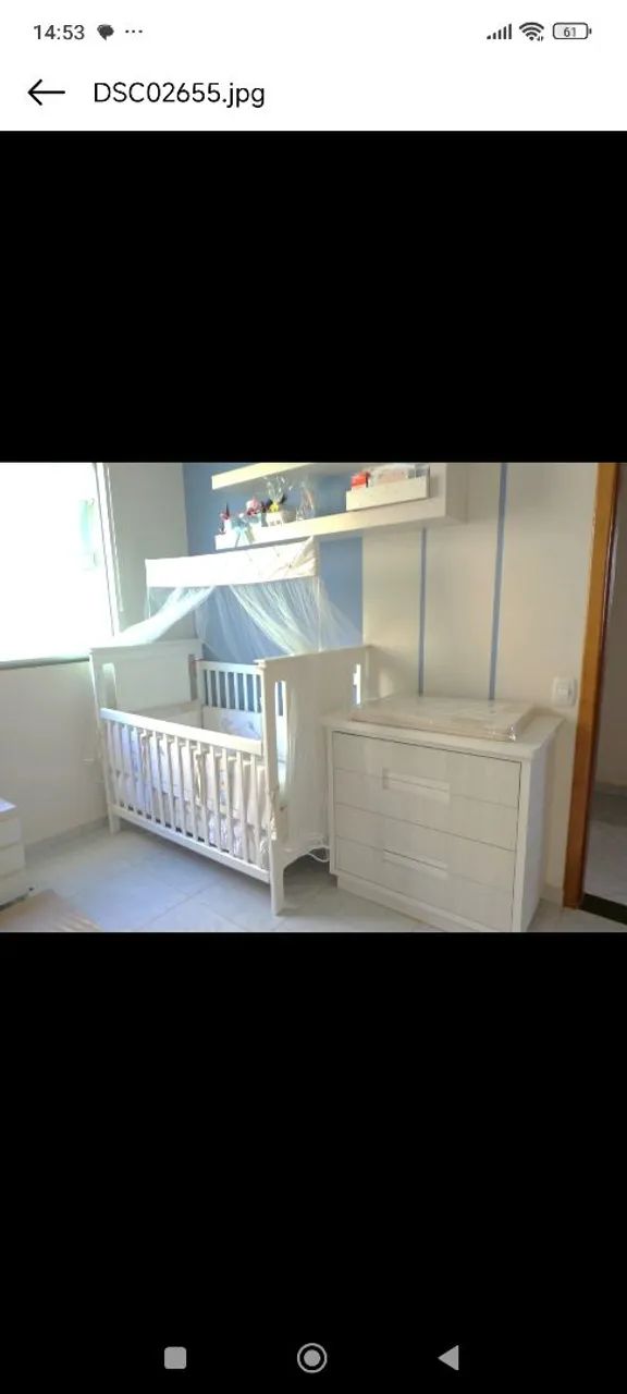 Berço infantil acompanha kit berço. - Foto 5