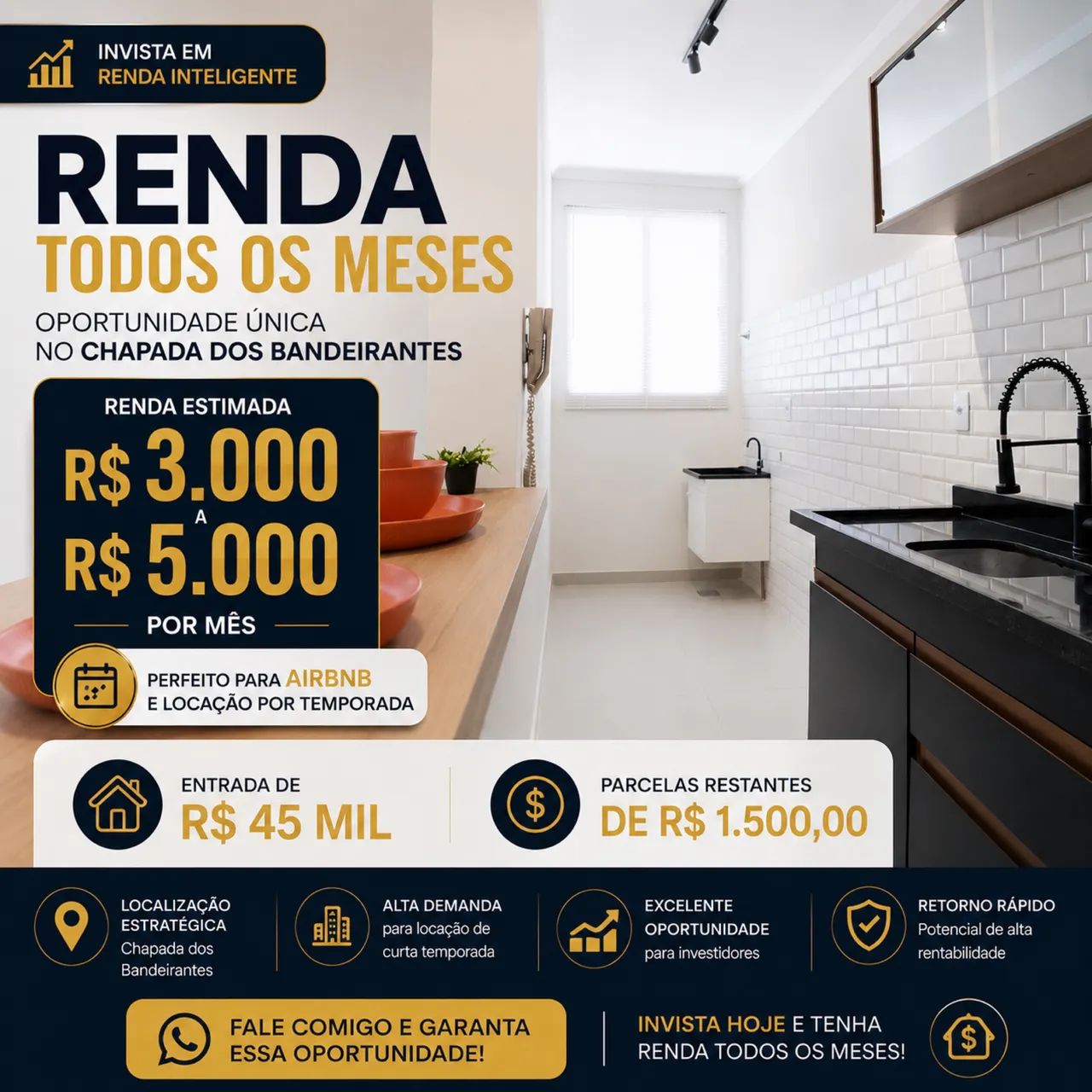 Excelente para investidores AIRBNB