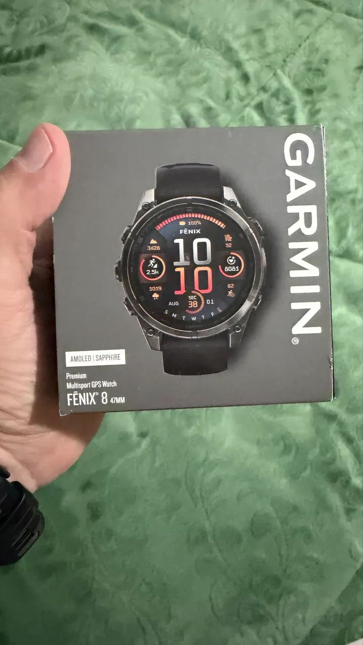 Garmin Fênix 8 47 mm amoled saphire 