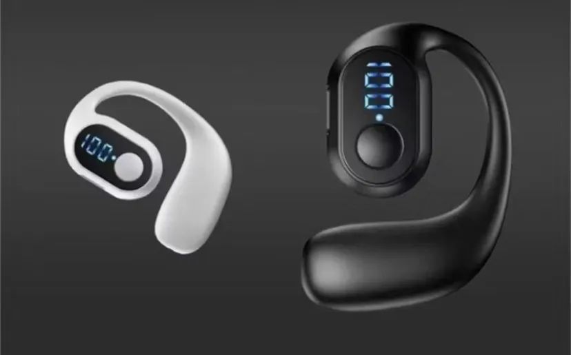 Fone de Ouvido Sem Fio Bluetooth 5.3- orelha lado esquerdo 