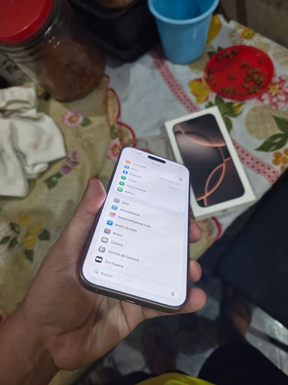 iPhone 16 pro Max Gold 256gb completo 100% original - Foto 3